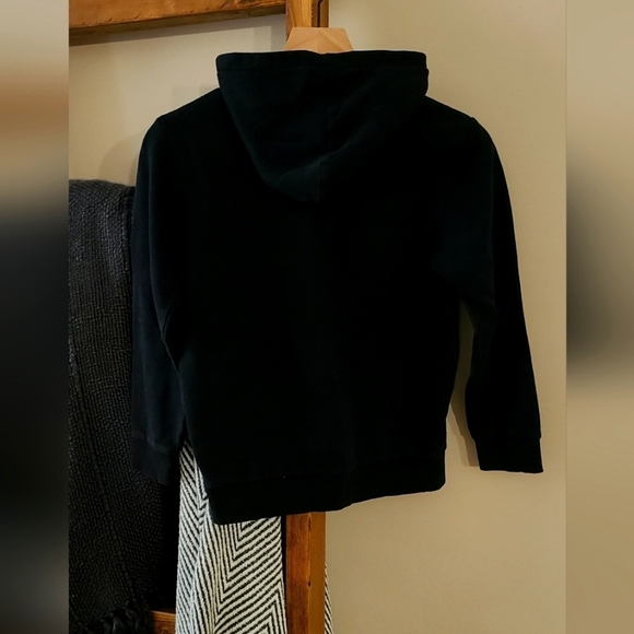 3/$20 Boys Black Puma Logo Hoodie Size Medium - Picture 4 of 4